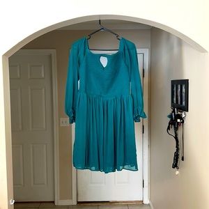 Scrunch top/ flowy summer dress